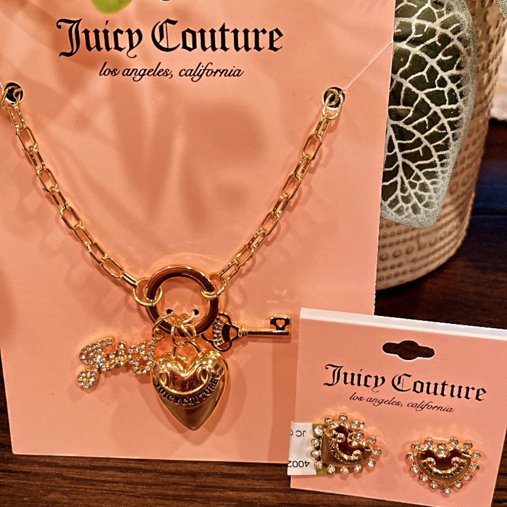 New JC necklace and earrings